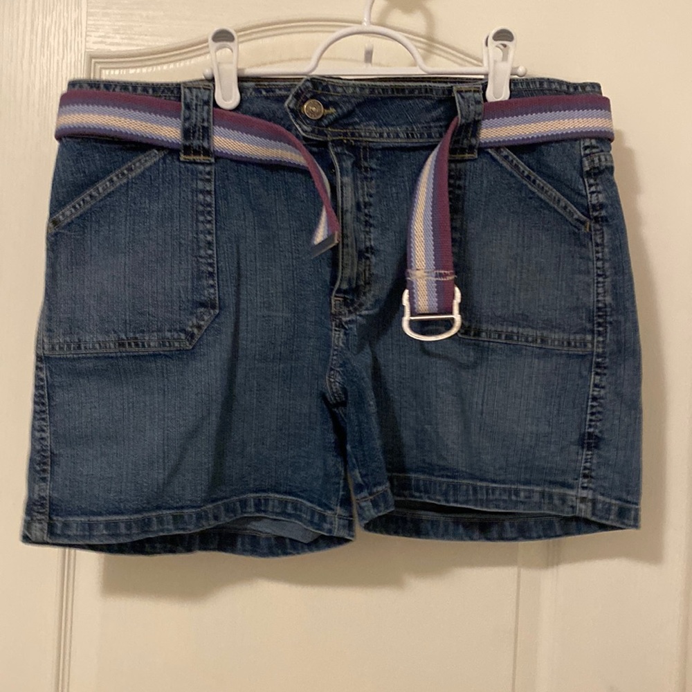Jean shorts, urban star with belt
